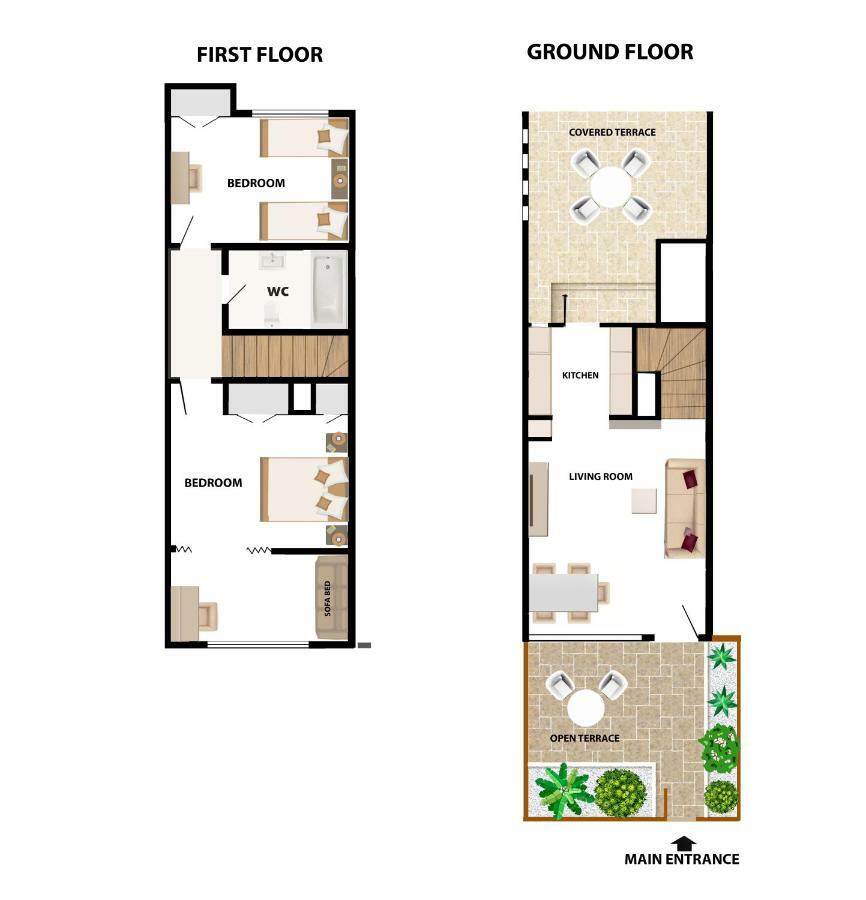 Ferienwohnung Townhouse By The Sea Pirate Harbor Paphos Exterior foto